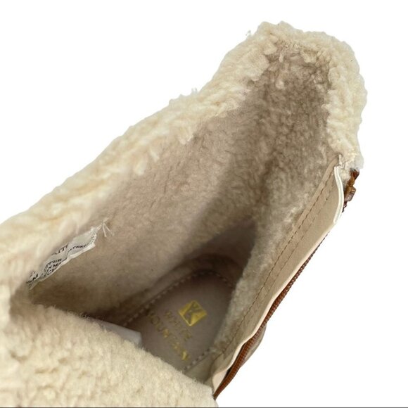 White Mountain Taite Brown Faux Leather Womens Ankle Boots Size 5.5M - Picture 10 of 13